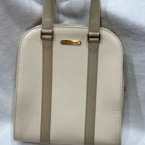 Burberry Beige Leather Shoulder Bag